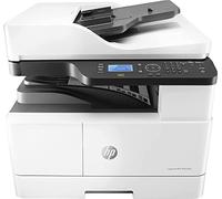 HP LaserJet M443nda 8AF72A, Stampante Multifunzione A4, Stampa Fronte e Retro Automatica in b/n, 25 ppm, USB, Gigabit Ethernet, HP Smart, Scanner piano A3, Display Touch a colori da 20,3 cm, Bianca