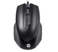HP M150 Mouse USB con cavo con luce LED Control dpi per PC e laptop, colore nero