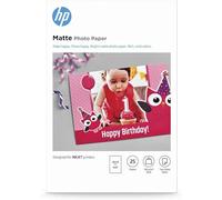 Hp carta fotografica opaca, 180 g/m2, 10 x 15 cm (101 x 152 mm), 25 fogli