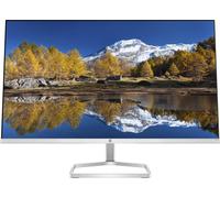HP M27fq Monitor, Schermo IPS QHD 27”, AMD FreeSync, Tempo Risposta 5ms Overdrive, Risoluzione 2560 x 1440p, Micro-Edge, Antiriflesso, DiplayPort, HDMI, Inclinazione Regolabile, Argento