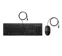 KIT MOUSE +TAST HP WIRED USB 225 G2