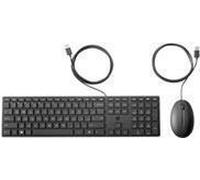 HP Mouse e tastiera Wired Desktop 320MK (Wired Desktop 320Mk Mouse And - Keyboard - Warranty: 12M) NEW