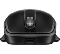 HP 510 Mouse Ricaricabile Ultraveloce, Supercondensatore USB-C Ricaricabile, Autonomia fino a 30 giorni, Sensore fino a 1600 dpi, Rotella 2D, Impugnatura testurizzata, Design Compatto, Nero