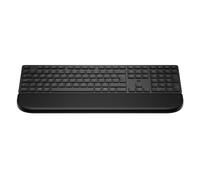 HP 580K Tastiera Wireless Multidispositivo con Poggiapolsi Magnetico (Bluetooth, 2,4 GHz, 22 Tasti Programmabili, Tasto Copilot, fino a 36 Mesi di Batteria, Unifying Dongle) QWERTY Italiano, Nero