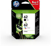HP MULTIPACK 62 BLACK + 62 COLOR NEW