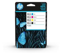 HP Confezione da 4 cartucce di inchiostro nero, ciano, magenta, giallo originali 953