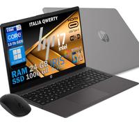 HP Notebook 250 G10 MODELLO 2025, Pc portatile Grey, Intel Core i7 1355U 13Th Gen 4,7Ghz, Ram 24Gb, SSD (1Tb) 1000 Gb Display 15.6" Full HD, Win 11 64 Bit, Libre Office, Preconfigurato MOUSE OMAGGIO