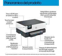 HP OfficeJet Pro 9110b Wireless Colore Stampante, Stampa fronte/retro (5A0S3B)