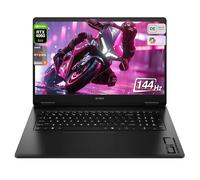 HP Omen 17 Gaming Laptop AMD Ryzen 7 8845HS, 16 GB DDR5 RAM, SSD PCIe da 512 GB, display FHD da 17,3", Nvidia GeForce RTX 4060, tastiera QWERTZ, Windows 11 Home, Nero