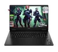 HP Omen 17 Gaming Laptop, AMD Ryzen 9-8945HS, 64 GB DDR5 RAM, SSD PCIe da 4 TB, display FHD IPS 144 Hz, Nvidia GeForce RTX 4060, tastiera QWERTZ 1 Zone, Windows 11 Home, Shadow Black