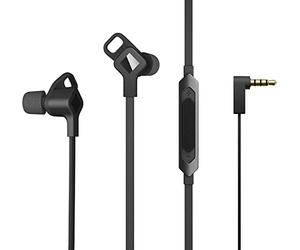 HP OMEN Dyad Earbuds, Auricolari con Jack da 3.5 mm, Tecnologia Doppio Driver, Copriauricolari Schiuma Comply, Microfono e Comandi Multimediali in Linea, Compatibile con PC, Xbox, PS4, Switch, Nero