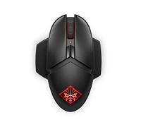 HP OMEN Mouse Photon, Wireless, Ricarica Qi Wireless, 11 Tasti Programmabili, Tempo Risposta 0.2 ms, DPI da 100 e 16000, Sensore Ottico PixArt PAW3335, LED RGB Personalizzabili, Nero