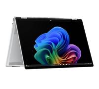 HP OmniBook X Flip AI PC 16-as0000slx, Convertibile, Copilot+ PC, Intel Core Ultra 7 256V, 16 GB RAM, 1 TB, Display 16" Touch 2K OLED 300 nits, Notebook, Windows 11, Laptop, Argento