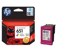HP Originale 651 Stampante Inchiostro Cartuccia Deskjet Advantage 5575 C2P10AE