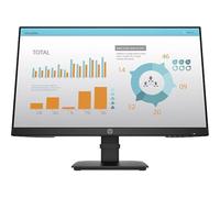 HP P24 G4 Monitor con Casse Audio, Schermo 23,8" FHD IPS, Risoluzione 1920 x 1080, Tempo Risposta 5 ms, Regolazione Inclinazione, Antiriflesso, DisplayPort, HDMI, VGA, Nero