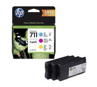 HP P2V32A 711 3 CARTUCCE ORIGINALI ciano magenta yellow 29ml MULTIPACK