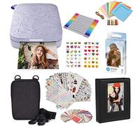 HP Pacchetto iniziale di stampante fotografica istantanea portatile Sprocket 2x3" (lilla)