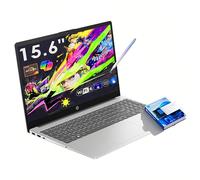 HP Pavilion - Computer portatile aziendale touchscreen da 15,6", AMD Ryzen 5 7520U, 16 GB di RAM, SSD PCIe da 1 TB, tastierino numerico, webcam, Microsoft Copilot AI 2025, Wi-Fi 6, HDMI, Windows 11
