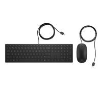 HP Pavilion Wired Keyboard and Mouse 400 Full-size (100%) 4CE97AA#ABB