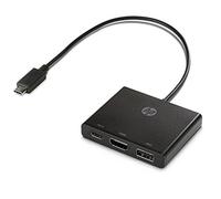HP - PC 1Bg94Aa#Abb USB-C To Multi-Port Hub, Consente di Collegare Un Periferica con Porta USB-C a Porte Hdmi, USB-C1 e USB, Nero