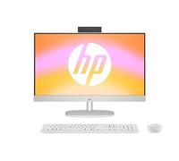 HP PC All-in-One | Display FHD da 23,8" | AMD Ryzen 5 7520U | 8 GB DDR5 RAM | 512 GB SSD | AMD Radeon Graphics| Windows 11 Home | Bianco