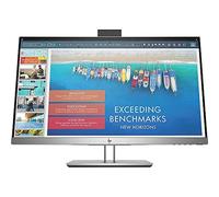 HP - PC EliteDisplay E243d Monitor con Docking Station e Webcam Integrata, Display IPS Antiriflesso, Risoluzione 1920x1080, BrightView, Regolabile Altezza, Pivoting 90°, Comandi Integrati, Argento
