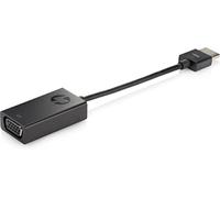 HP - PC HDMI to VGA Adapter - Cable Interface/Gender Adapters (HDMI, VGA (D-Sub), 0.045 m, Black)