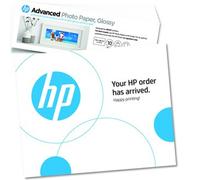 HP Photo Paper Advanced 49V51A, 250 g/m2, 4x12", 10x30,5cm, 10pz, lucido, getto d'inchiostro, bianco, carta fotografica