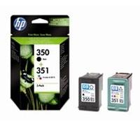 HP Photosmart C4572 - HP CB335EE (350) & CB337EE (351) Multipack nero e colore cartuccia originale