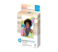 HP Pignone 2,3 x 3,4 Premium Instant Zink Sticky Back Photo Paper (50 fogli) compatibile con stampanti HP Pignone Select e Plus.