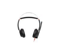 HP Poly Blackwire 5220 Stereo USB-C Headset +3.5mm Plug +USB-C/A Adapter (Bulk)