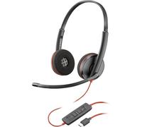 HP Poly Blackwire C3220 Cuffie On Ear via cavo Stereo Nero headset con