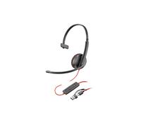 Poly Blackwire 3220 Stereo USB-C Headset +USB-C/A Adapter (Bulk) 8X228A6