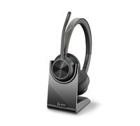 HP Poly Cuffie Poly Voyager 4320 USB-C + dongle BT700 + supporto per ricarica