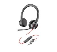 HP Poly Cuffie stereo Poly Blackwire 8225 con connettore USB-C, certificate per