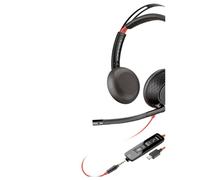 HP Poly Headset Blackwire C5220 Stereo USB- Cuffie On Ear Stereo Nero