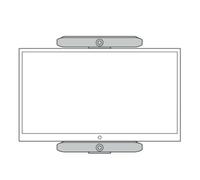 HP Poly - kit di montaggio (montaggio VESA) - per