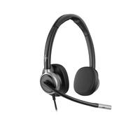 HP Poly Mission 625 USBCA Duo Auricolare USB stereo con connessione USB-C (include adattatore USB-A), con 2 microfoni con riduzione del rumore tramite