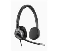 HP Poly Mission 625 USBCA Duo Auricolare USB stereo con connessione USB-C (include adattatore USB-A), con 2 microfoni con riduzione del rumore tramite