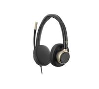 POLY Mission 825 CUFFIE, Nero, Oro