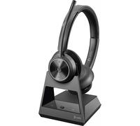 HP POLY Poly Savi 7320 DECT Wireless Headset with Noise Cancelling, USB-A Adapter, Black - Microsoft Teams and UC Certified