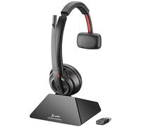 HP Poly Savi 8220 Kopfh?rer Kabellos Kopfband B?ro/Callcenter Bluetooth Ladestation Schwarz (8Y9C4AA#ABB)