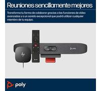 Poly Studio R30 USB VideoBar 4K Senza Radio, Grigio