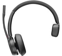Auricolare monofonico Bluetooth wireless Poly con microfono Boom e dock di ricarica