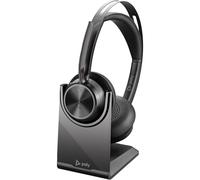 HP Poly Voyager Focus 2 Micro-cuffie sopra-auricolari Bluetooth Stereo nere con cancellazione del rumore micro-cuffie per computer