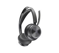 Poly Voyager Focus 2 Microsoft Teams Certified USB-C-C Headset +USB-C/A Adapter +Charging Stand