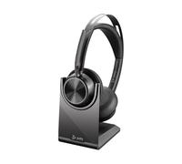 Cuffia con microfono POLY Voyager Focus 2 USB-C-C Headset +USB-C/A Adapter +Charging Stand [9T9J5AA#AC3]