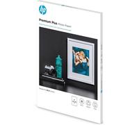 Hp confezione da 20 fogli carta fotografica premium plus, lucida a4/210 x 297 mm