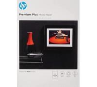 HP Premium Plus CR673A, Carta fotografica satinata, grammatura 300 g/m2, formato A4, Confezione da 20 fogli