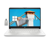 HP Premium Stream 14" HD BrightView Laptop, Intel Celeron N4120, 8GB RAM, 64GB eMMC, Intel UHD Graphics, HD Webcam, 1 anno Office 365, WiFi 5, Bluetooth, Win 11s, Argento, 32GB Hotface USB Card